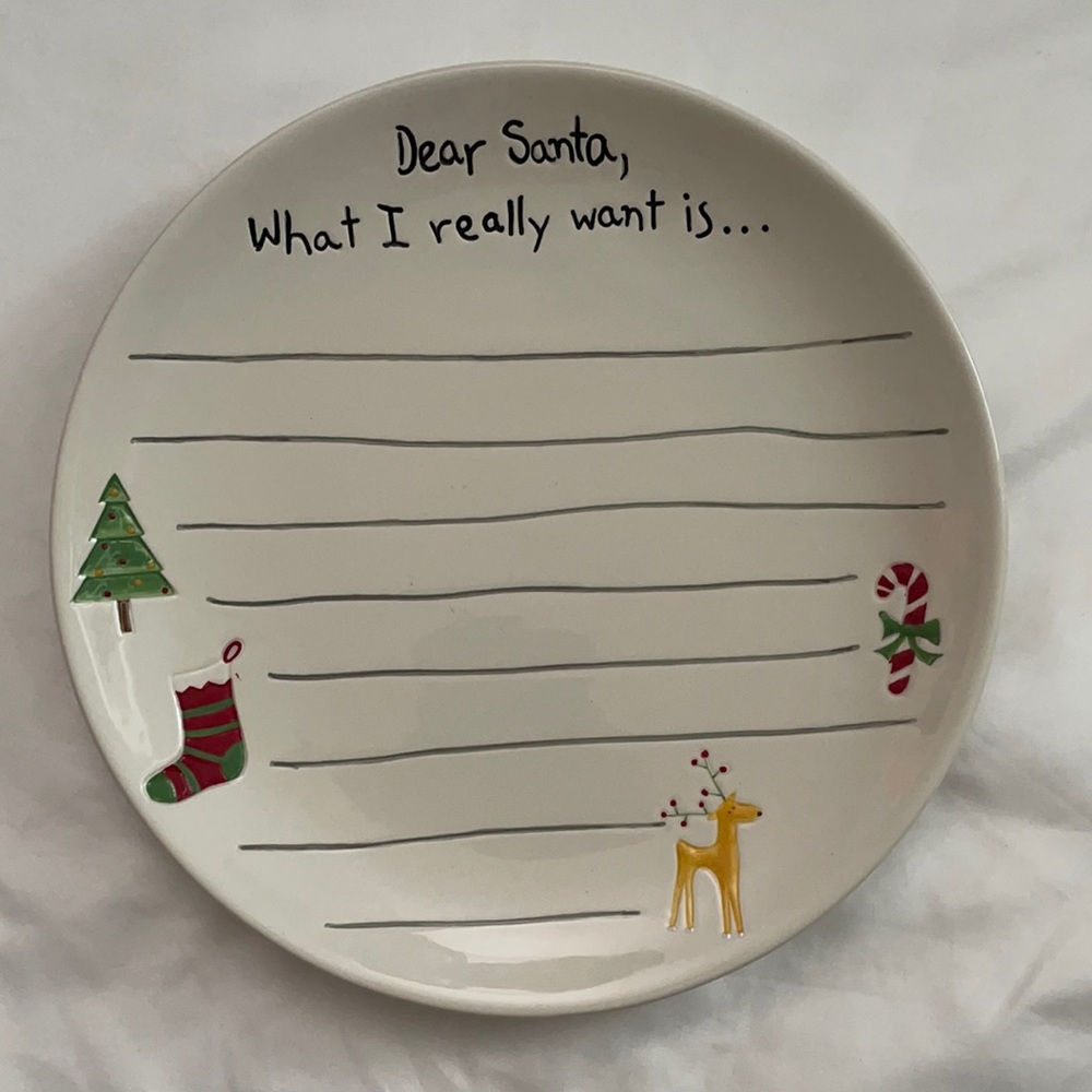 BIA Decorative Santa cookie platter 🎄